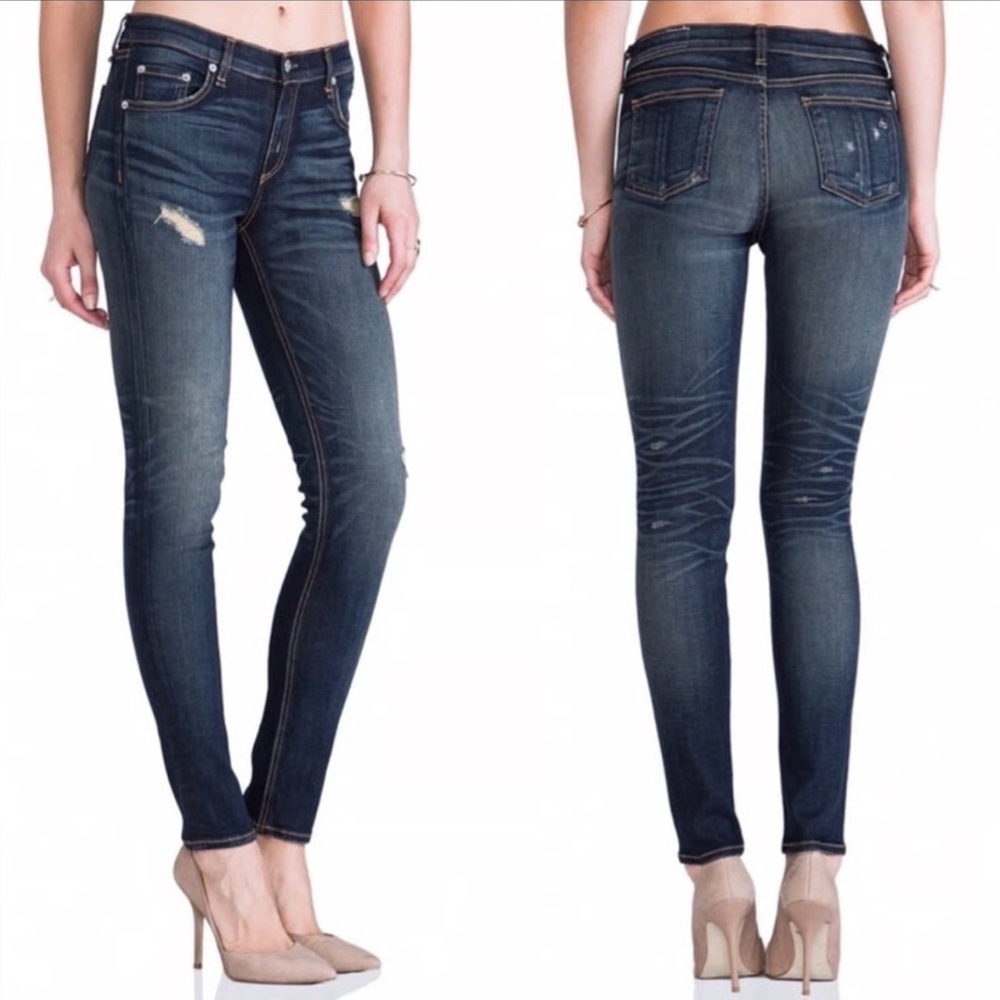 Rag & Bone ‘The Skinny’ Jeans in Sheffield Wash Waist Size 27